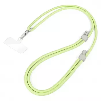 DUX DUCIS Plaz Cross-Body Telefono dirželis Žalias/Geltonas