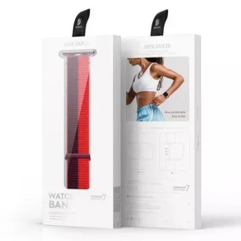 Dux Ducis Silicone Sport Band, skirta Apple Watch 41/40/38mm – Raudona