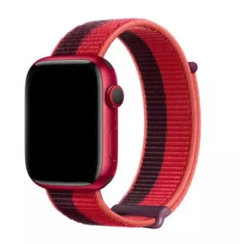 Dux Ducis Silicone Sport Band, skirta Apple Watch 41/40/38mm – Raudona