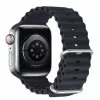 Dux Ducis Silicone Watch Strap, skirtas Apple Watch Series 8/7/6/5/4/3/2/SE (38/40/41 mm) - pilka