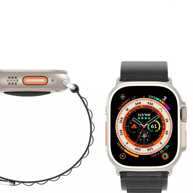 Dux Ducis Sport Buckle Strap, skirta Apple Watch 38/40/41/42 mm, juoda