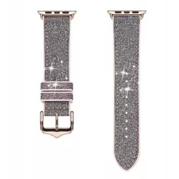 Dux Ducis Nerūdijančio plieno apyrankė su grandimis, skirta Apple Watch 38/40/41 mm – sidabrinė