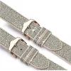 Dux Ducis apyrankė Apple Watch 7/6/5/4/3/2/SE (41/40/38mm), Sparkle Version, sidabrinė