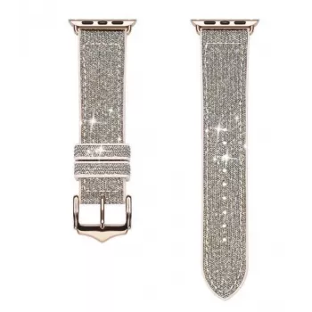 DUX DUCIS nerūdijančio plieno grandinėlė Apple Watch 7/6/5/4/3/2/SE (41/40/38 mm) sidabrinė