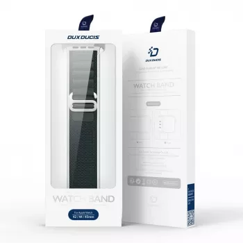 Dux Ducis Strap GS Version sportinis dirželis su sagtimi, skirtas Apple Watch 42/44/45/49 mm – žalias
