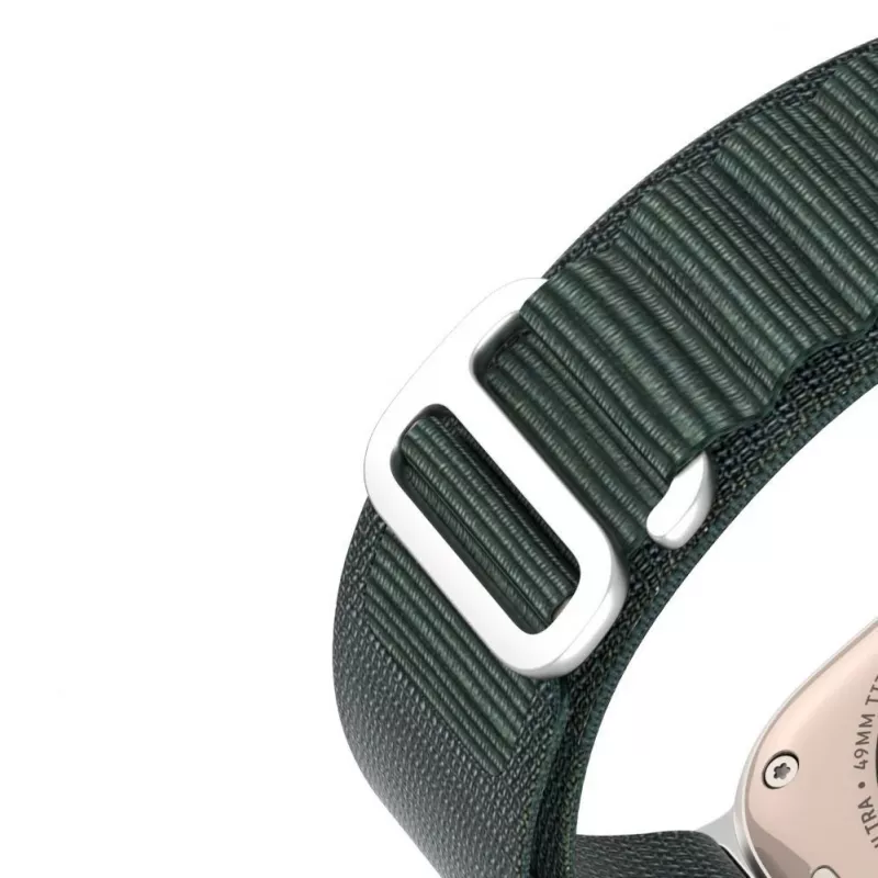 Dux Ducis Strap GS Version sportinis dirželis su sagtimi, skirtas Apple Watch 42/44/45/49 mm – žalias