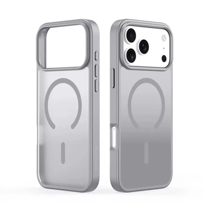 Dux Ducis YIND PC+TPU Dėklas su MagSafe, skirtas Apple iPhone 17 Pro, pilkas