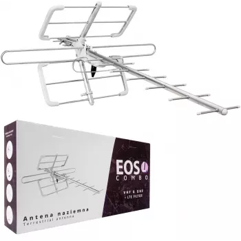 DVB-T/T2 antena Spacetronik EOS L Combo White (Passive)