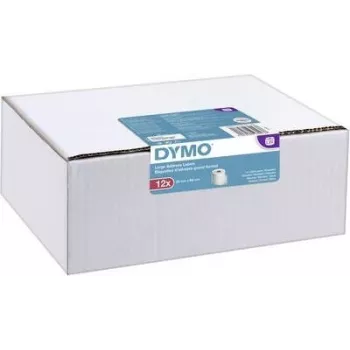 DYMO Authentic LabelWriter didelių adresų etiketės 36 mm x 89 mm permatomos, 2 ritinėliai po 130 (260 etikečių)