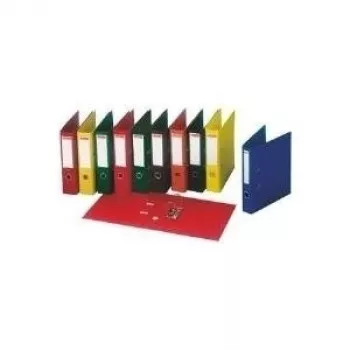 DYMO Esselte Standard Lever Arch File A4 75 mm, įvairių spalvų PP laminuotas kartonas (10 vnt.) 624177