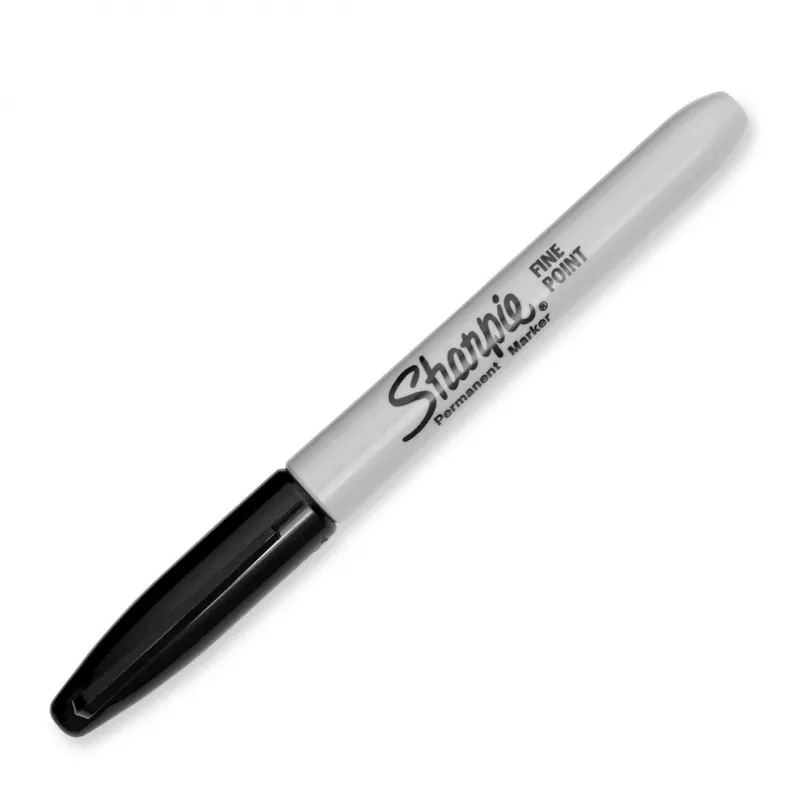 DYMO Sharpie Fine Point Permanent Marker juoda (2 vnt.)