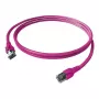 EASYLAN FlexBoot Cat.6 S/FTP jungiamasis laidas, violetinis, 1,0 m