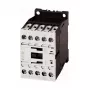 Eaton DILM12-01(24VDC) galios kontaktoriai, 3 poliai, 12A AC-3, 24V DC ritė, IP20 – juoda/balta, 45x68mm (276880)