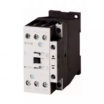 Eaton DILM32-10 galios kontaktoris – 3 poliai + 1 NO pagalbinis, 230V AC 50/60Hz ritė, 15kW @ 400V AC-3, 32A, varžtiniai gnybtai, IP20, 277268