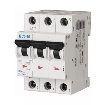 EATON FAZ-C16/3 16 A 3-Polių C kreivės Miniatiūrinis grandinės pertraukiklis