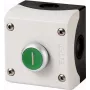 Eaton M22-D-G-X1/KC11/I mygtukas su grąžinimu, pilkas, 1NO+1NC, 22,5 mm, IP66/IP67/IP69K 216522