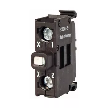 Eaton M22-LEDC-W baltas LED elementas, pagrindo montavimui, 12-230V AC/DC, 8-15mA, varžtų gnybtai