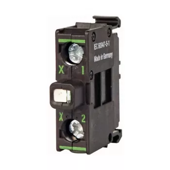 Eaton M22-LEDC230-G Žalios spalvos LED signalinis elementas, 230 V kintamoji srovė, varžtiniai gnybtai, juodas, IP66