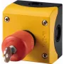 Eaton M22-PVS/KC11/IY avarinio sustojimo mygtukas su raktu, 1NC/1NO, 22,5 mm, IP66, raudonas