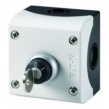 Eaton M22-WRS/KC11/I raktinis perjungiklis, 2 padėtys, 1NO+1NC, fiksuojamas, IP66, 22,5 mm