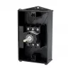 Eaton P1-25/I2/SVB/HI11 25A 3 polių pagrindinis jungiklis su avariniu stabdymu, paviršiniam montavimui, IP65, raudonas/geltonas
