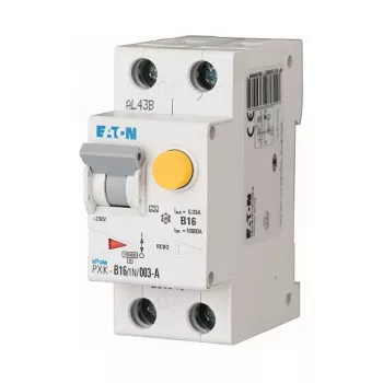 EATON PXK-B16/1N/003-A RCBO 16A 30mA Type B 1P+N 6kA liekamosios srovės grandinės pertraukiklis su apsauga nuo viršsrovių (236948)