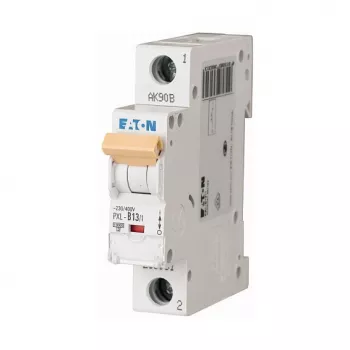 EATON PXL-B13/1 miniatiūrinis automatinis jungiklis MCB 13A 1P B-charakteristika 10kA 230/400V
