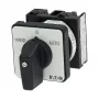 Eaton T0-1-15431/E 1 poliaus kumštelinis jungiklis 20A, 690V AC, juodas/pilkas, priekinis montavimas, IP65