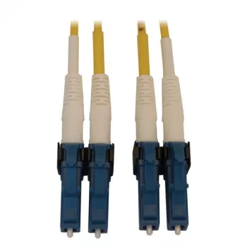 Eaton Tripp Lite Series N370X-01M 400G Duplex Singlemode 9/125 OS2 perjungiamo poliškumo šviesolaidinis kabelis (LC/UPC M/M, 1m, LSZH, geltonas)