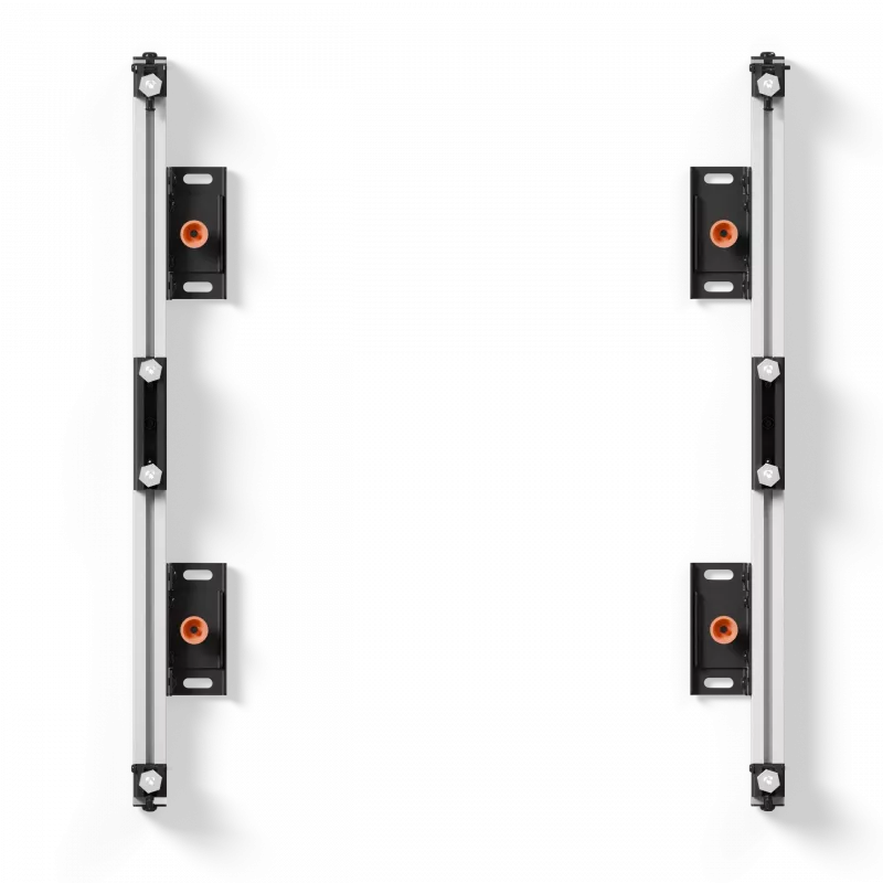 EDBAK ULS2337 Universal LED System 2 spintelėms 600 x 337.5 mm | Juoda