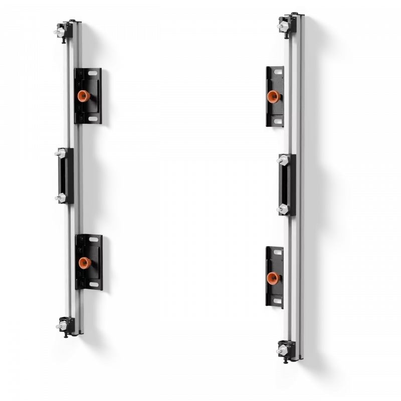 EDBAK ULS2337 Universal LED System 2 spintelėms 600 x 337.5 mm | Juoda