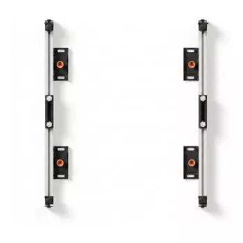 EDBAK ULS2337 Universal LED System 2 spintelėms 600 x 337.5 mm | Juoda