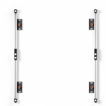 EDBAK ULS2500 Universal LED System 2 spintelėms 500mm | Juoda