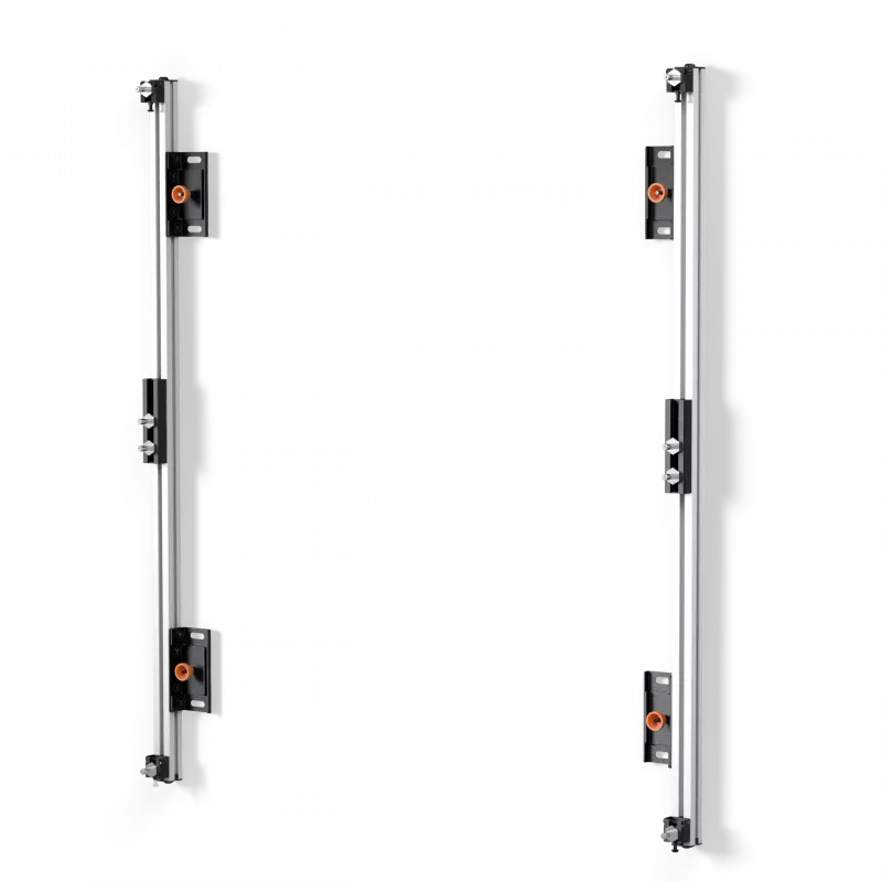 EDBAK ULS2500 universali LED sistema 2 spintelėms, 500 mm | juoda
