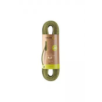 EDELRID Lina Starling Protect Eco Dry 8,2mm 70m Yellow-Night alpinistinė virvė