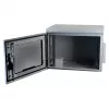 EFB 19 colių sieninis spintos korpusas IP55 12U stiklinės durys 600 mm RAL7035