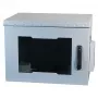 EFB 19 colių sieninis spintos korpusas IP55 12U stiklinės durys 600 mm RAL7035