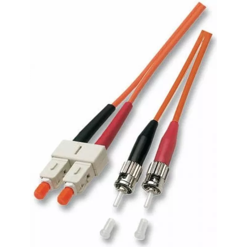 EFB Duplex Šviesolaidinis Patch kabelis SC-ST OM3 50/125µm LSZH Aqua 5m