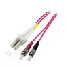 EFB Duplex Jumper LC-ST 50/125µm OM4 LSZH Erika Violet 2,0 mm 5 m