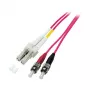 EFB Duplex Jumper LC-ST 50/125µm OM4 LSZH Erika Violet 2,0 mm 5 m