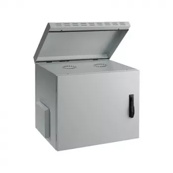 EFB-Elektronik 19 inch Sieninis spintos korpusas IP55, 20U, stiklinės durys, 600 mm gylis, RAL 7035 (691720IP55.2G)