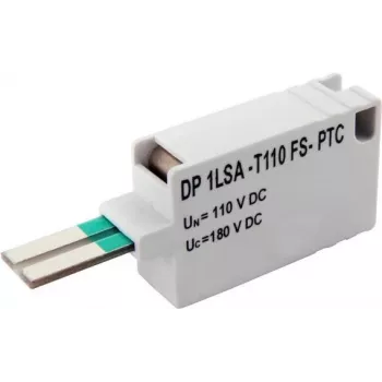 EFB-Elektronik 1DA smulkioji apsauga su FailSafe, 48 V DC duomenų linijos viršįtampių apsauga, PTC, DIN bėgio montavimas, juoda 46150.48