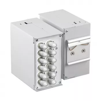 EFB ELEKTRONIK 53705.4V2B2 DIN bėgio priekinė plokštė tuščia 1,7 mm 12x SC-Simplex / LC-Duplex / E2000