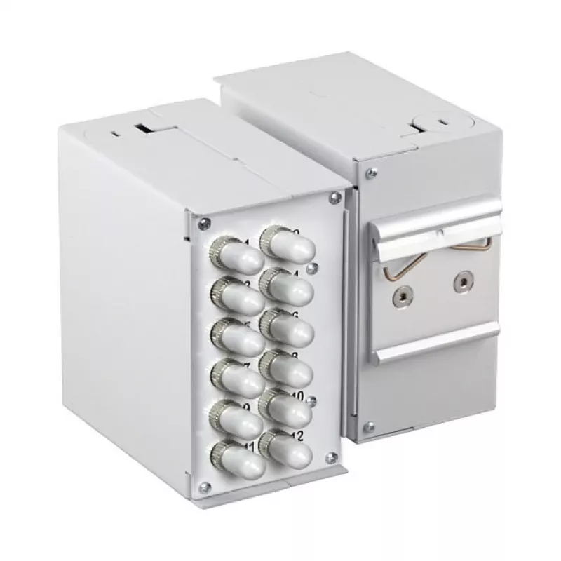 EFB ELEKTRONIK 53705.4V2B2 DIN bėgio priekinė plokštė tuščia 1,7 mm 12x SC-Simplex / LC-Duplex / E2000