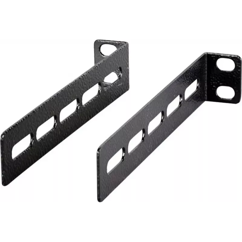 EFB Elektronik angle set lentynoms 1/2/3U, 2 vnt., RAL 9005 juoda 691650TS.W