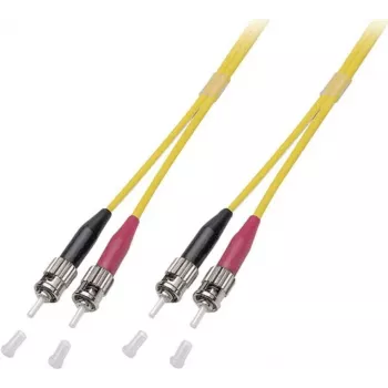 EFB Elektronik Duplex Jumper ST-ST 9/125µm OS2 LSZH Yellow 0,5m