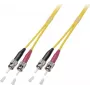 EFB Elektronik Duplex Jumper ST-ST 9/125µm OS2 LSZH Yellow 0,5m
