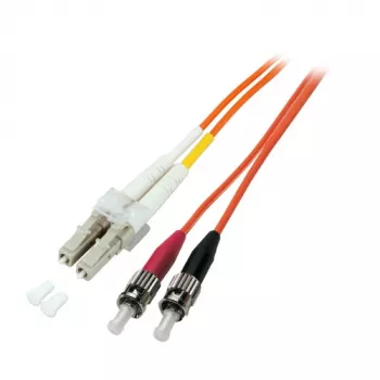 EFB-Elektronik ECOFIBER Duplex Jumper LC-ST 50/125µm OM2 LSZH Orange 2,0mm 50m