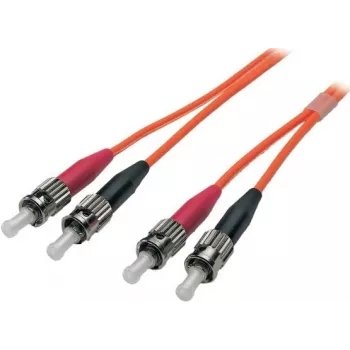 EFB Elektronik ECOFIBER Duplex Jumper ST-ST 50/125 µm OM2 LSZH Orange 3,0 mm 0,5 m