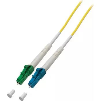 EFB Elektronik O1403.10 Simplex šviesolaidinis komutacinis kabelis LC/APC–LC, OS2 G657A2, 10 m, LSZH, geltonas